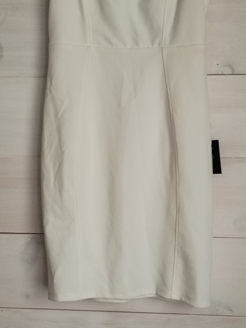 Lulus White Ruffle Sleeve Bodycon Mini Dress Size Medium - Flaw (Fixable) - Picture 3 of 9